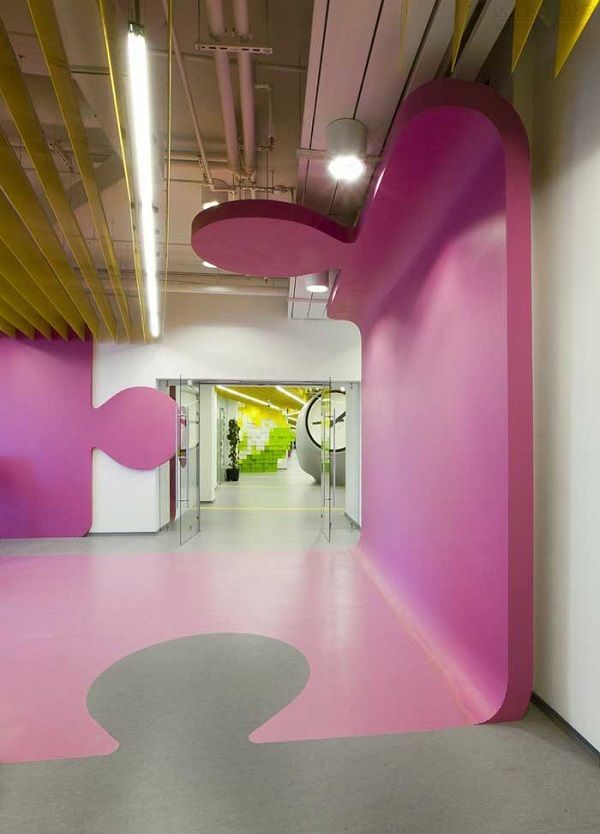 粉色辦公室裝修設(shè)計(jì)