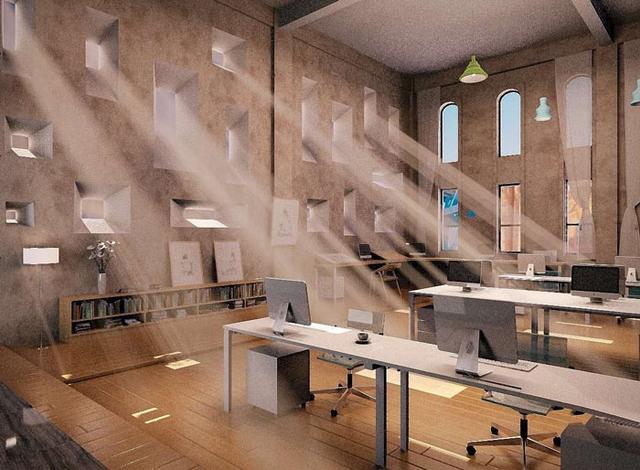 文化傳媒公司辦公室裝修設(shè)計方案效果圖