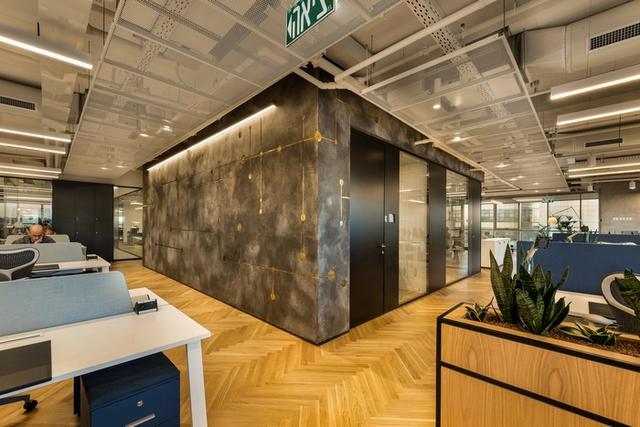 辦公空間:***生物科技公司工業(yè)風格辦公室設計