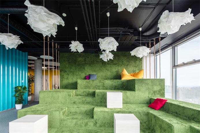 辦公空間，辦公室設(shè)計，科技公司辦公室設(shè)計，現(xiàn)代風(fēng)格辦公室，在線旅行社