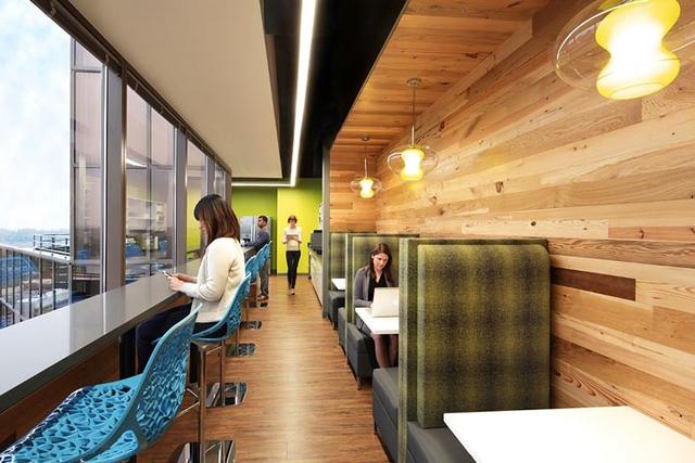 別小看回收木板條！美國(guó)VMware公司用它創(chuàng)造了獨(dú)特的木質(zhì)辦公空間